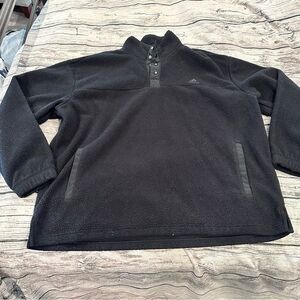 adidas Men's Pullover Fleece; Quarter Snap; Pockets; Size XXL